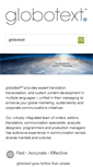 Mobile Screenshot of globotext.com